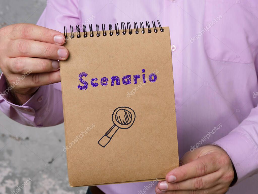 Manager comparing scenario options