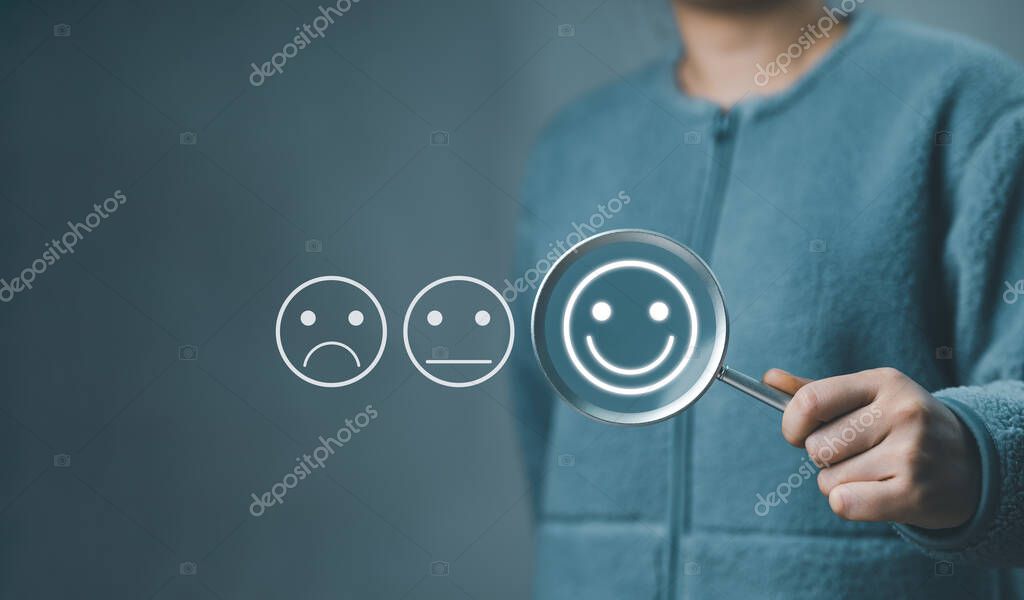Employee completing an anonymous wellbeing questionnaire